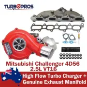 GEN1 Turbo+Genuine Manifold, Gasket & Stud Kit For Mitsubishi Challenger 2.5L (for: Mitsubishi)