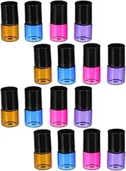 FOYTOKI 16PCS Empty Essential Oil Roller Bottles Convenient Travel Containers for Synthesis Oil Perfume and Essence Includes Each
