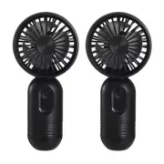 2 Packs of Portable Fan, Small Handheld Fan, USB Battery Powered Personal2975
