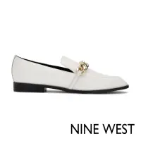 在飛比找momo購物網優惠-【NINE WEST】ONXE 方頭樂福鞋-奶油白