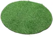 Levemolo Realistic Artificial Turf Grass Table Centerpiece Round Greenery for Outdoor Tables Cushion Versatile Decoration for Parties Restaurants Gardens