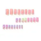 1 Box French Pattern False Nails False Nails Press On Nails Full Cover Nails