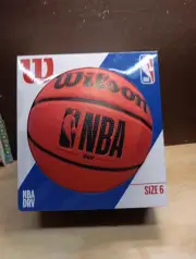 Wilson NBA Drv Indoor/Outdoor Basketball Size 6,new Unused, Red Color