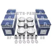MAHLE Pistons Rings Set Φ82+0.5mm CR 11:1 6Pcs For BMW 325i 523i E93 E30 E83 F10 (for: BMW)