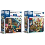 2x Crown Puzzle Jigsaw Radiant/Picturesque Series Assorted Pictures Kids Game 8+