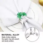 4pcs Napkin Holder Creative Multi-purpose Coconut Tree Party Napkin Ring Compact