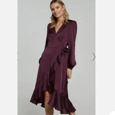 8 Portmans Wrap Party Dress NWT $169 *FIVE + ITEMS = FREE POST