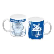 North Melbourne Kangaroos AFL Coffee Mug with Team Song 330ml