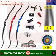 ARCHQUICK Recurve Bow Set 66 Inch Archery Takedown Q105 RH/LH 3 COLORS