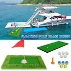Pool/Water/Outdoor Golf Putting Mats Golf Turf Mat Set Floating Golf Green Pool
