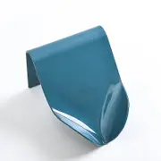 Plastic Soap Holder Bathroom Shower Soap Sponge Dishes Storage Box Plate Tray Holder Bathroom Free Punching Drain Box2pcs-blue