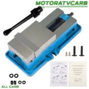 ALL-CARB 5" Lockdown Milling Machine Bench Vise Clamping Precision Without Base
