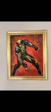Wolverine Painting Acrylic On Canvas