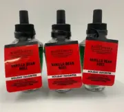 Bath & Body Works Vanilla Bean Noel Wallflower Fragrance Bulbs S/3 #3036C