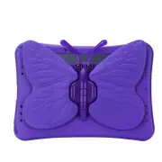 Nevenka EVA Tablet Case with Rotatable Butterfly-Shaped Stand Shockproof Casefor Samsung Galaxy A9 Plus 11 Inch 2023-Purple