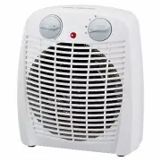 Geneva Industrial FH-33 Personal Heater, Thermostat, White - Quantity 6