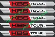 KBS Tour C-Taper Lite .355" Tip Steel Golf Iron Shafts S Flex 110g 6-PW Set of 5