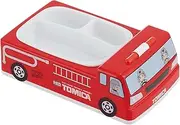 Skater LUPD3-A Antibacterial Die-Cut Lunch Plate, Dishes, Dishes, Kids, Dividers, Cars, Cars, Tomicas, Ambulances, Children