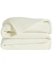 Royal Velvet Lavish Plush Solid Blanket