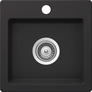 Abey Schock 1TH Onyx Black Virtus Sink