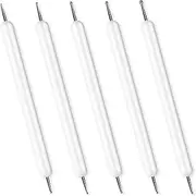 5 PCS Embossing Tool, Mandala Dotting Tools, Embossing Pen with Different Size, for Craft Nail Art, Embossing Art, Carbon Transfer Paper, Mandala Rock Paintings, DIY Pottery Clay