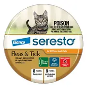 Seresto flea collar for kittens and cats 1 Piece ORANGE