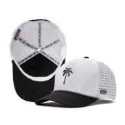 Alter Ego Running Coaster Splash Classic Black White Palm Hat / Standard