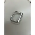 APPLE WATCH S9 防撞保護殼 金屬質感 銀色