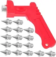 [Parliky] 1 Set Anti-Slip Track Shoes Spikes for Men Women Metal Track Spikes for Running Wrench
