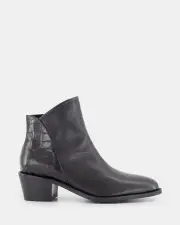 Shelly Shen Brooklyn/Black Leather Womens Boots 09