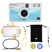Kodak Ektar H35N Half Frame Camera Premium Kit Colour: Glazed Blue