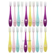 Children Korean Toothbrush 20 pieces Individual caps 5 colors 2-5 years old