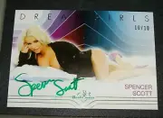 2017 Benchwarmer SPENCER SCOTT Dreamgirls Green Foil Autograph/10 PLAYBOY Sexy