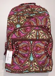 Vera Bradley Resort Medallion LARGE Campus Essential Backpack - NEW