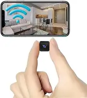 Mini Wireless Indoor Security Camera for Home Small WiFi Pet Camera 2025 Upgraded 1296P Nanny Camera Wide Angle Night Vision Indoor Outdoor Camera, No