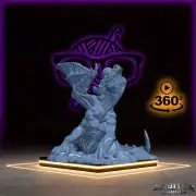 Chromatic Dragon | Metallic Drake | Miniature for Tabletop games like D&D or War