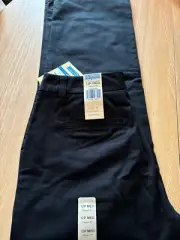 DOCKERS Size 12P Medium Nina Pant Classic Fit BLACK Stretch NEW