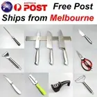 Magnetic Knife Rack Kitchen Knives Tools Holder Peeler Sharpener Scissors Stand