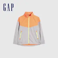 在飛比找蝦皮商城優惠-Gap 男童裝 防雨外套-橙色拼接(682056)