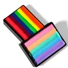 2 pack Rainbow Split Cake Face Paint UV Face Painting Candy Cakes Unicorn Makeup