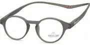 Montana Readers MR60C Magnetic MR60C Men's Glasses Grey Size +1.00 - Private Health Rebate - Blue Light Block Available