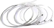 Totority String Electric Guitar Strings Silver Plated Rich Tone Warm Sound Individually Wrapped for Easy Use for Beginners Musicians Compatible Electric Guitars