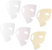 LIFKOME 6pcs Silicone Face Mask Covers for Women Reusable Mask Holders Lightweight and Compact Prevents Enhances Absorption and Skin Care Benefits