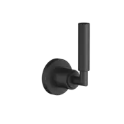 Dornbracht TARA Wall valve clockwise closing 1/2" Matte Black 36607882-33
