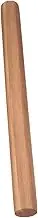 COLLBATH Dough Roller Thickened Non Stick Rolling Pin for Pizza Pastry Cookies Essential Kitchen Tool for Home Baking Crafted from Sturdy Solid Wood Easy to Clean