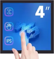 4Inch Square Capacitive Touch Screen LCD (C) for Raspberry Pi 720×720 DPI IPS To