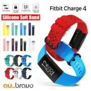 For Fitbit Charge 4 Replacement Silicone Watch Wrist Sports Band Strap Wristband