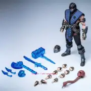 JM toys ZK001 1/12 Ninja Sub Zero Saibot 6" Collectible Action Figure INSTOCK