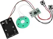 Loop Playing Voice Greeting Card, 30s Greeting Card Chip, Recordable Voice Module, DIY with Button for Christmas Electronic Component Gifts