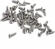 Totority 10pcs Silver Guitar Screws Pickguard Mounting Screws for Electric Guitar Bass Compatible with Cover Plates and Cavity Covers Reliable Replacement Fasteners